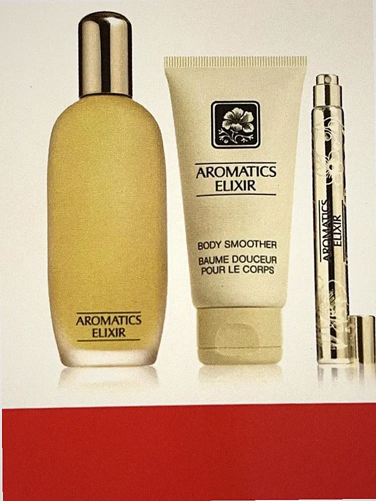 Clinique Aromatics Elixir Parfum Giftset EDP 3.4 oz Pen & Body Smoother 2.5