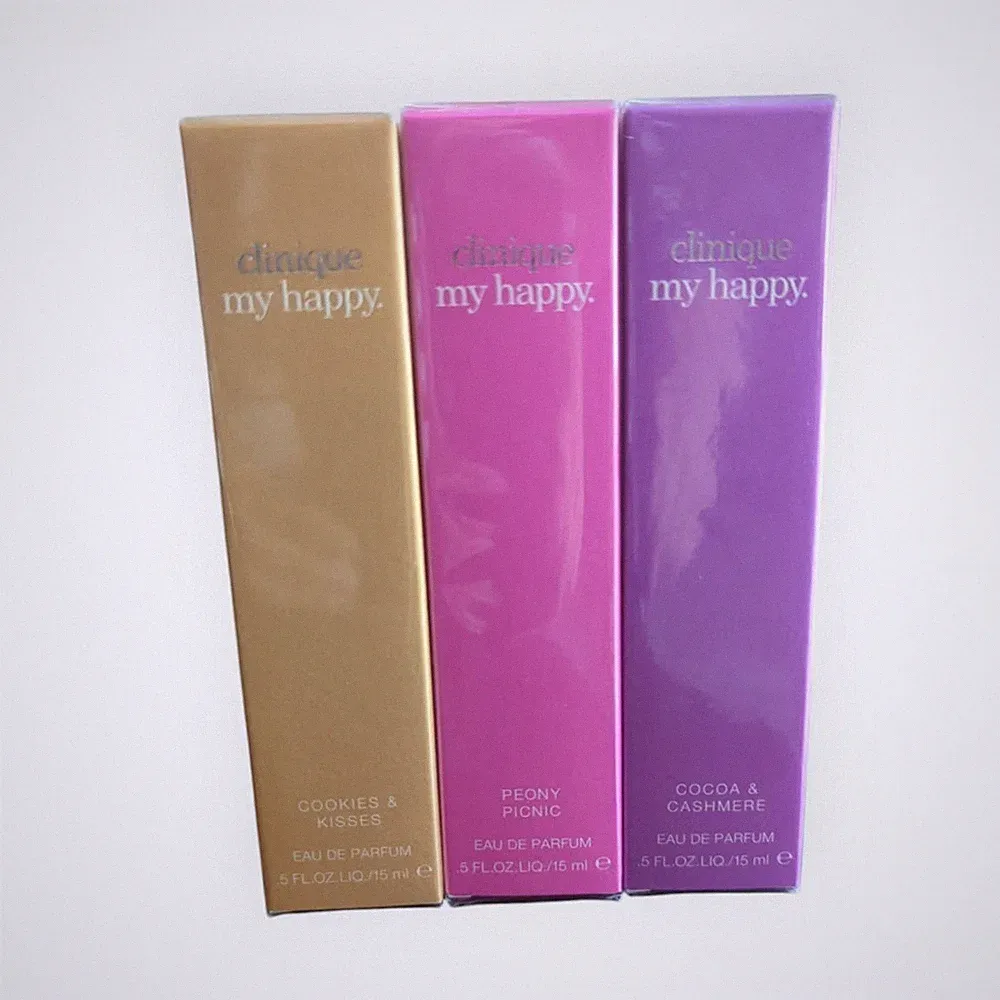 CLINIQUE CREATE YOUR OWN MY HAPPY .5 OZ / 15 ML PURE PERFUME PARFUM SPRAY NIB