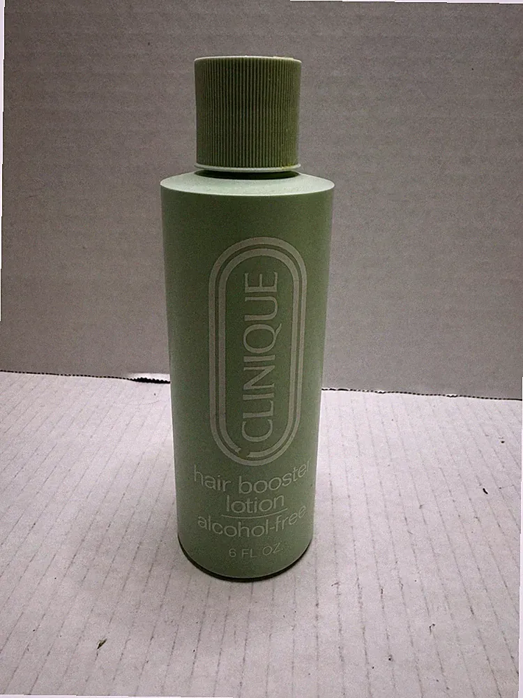 Clinique Hair Booster Lotion Alcohol Free 6 Fl Oz Green Bottle VTG Old Formula