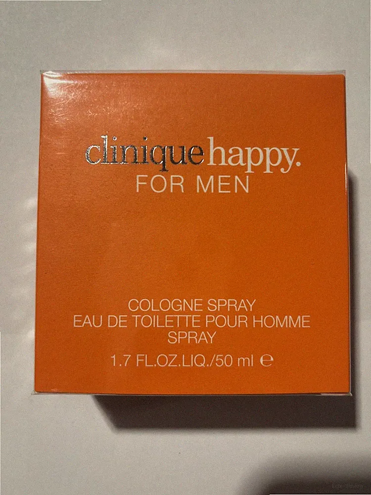 CLINIQUE HAPPY Men 1.7oz EDT Cologne Spray Citrus Scent A52 22300 Batch Code