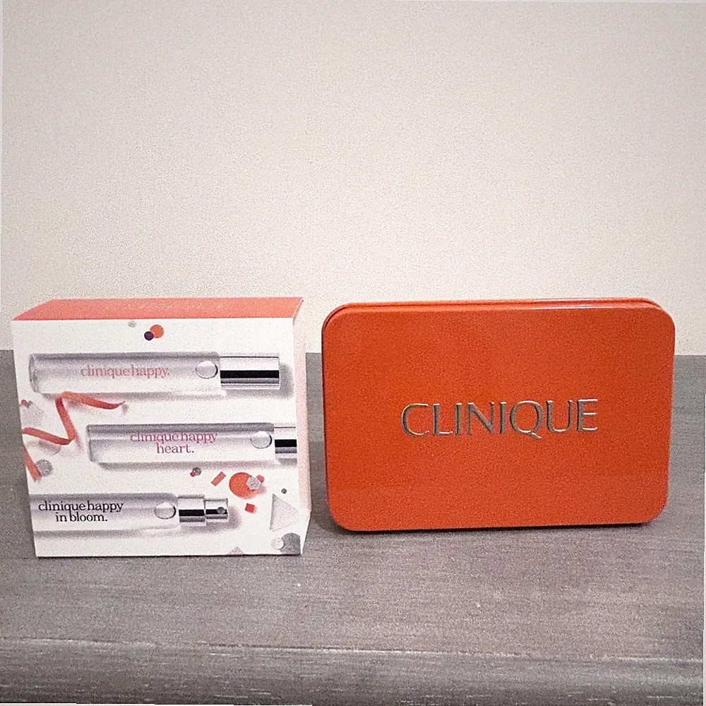 CLINIQUE PERFUME 3 PC MINIATURE TRAVEL PACK .EDP .17 OZ 3 DIFFERENT KIND