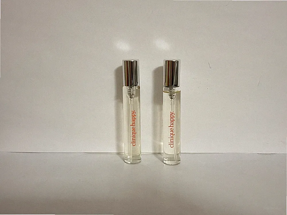 X2 Clinique Happy EDP Perfume Spray For Women Travel Size 0.17oz Each NO BOX